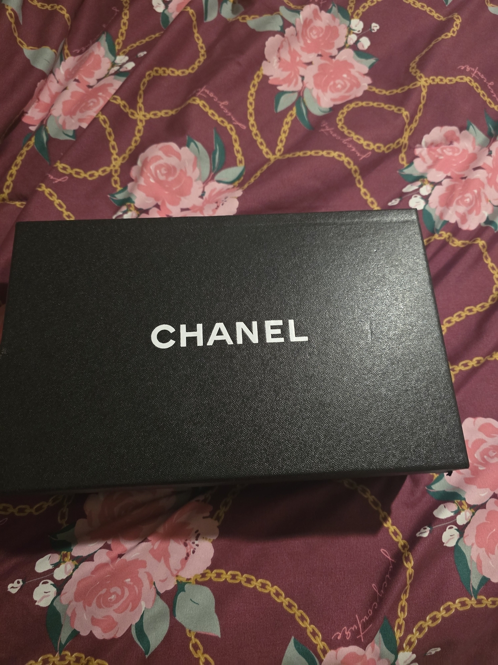 Chanel Black Logo Box - CHANEL
